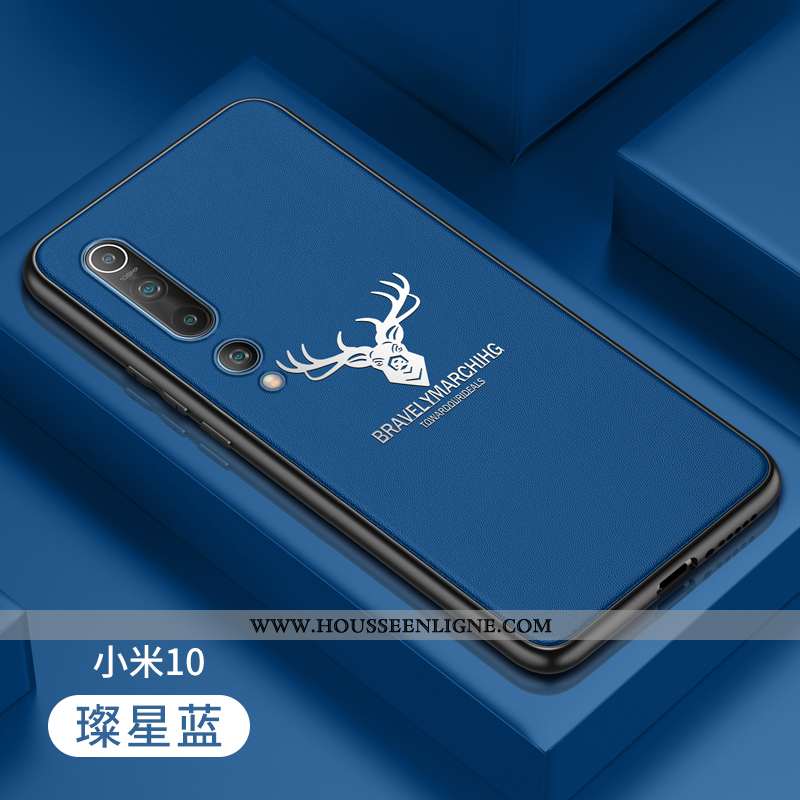 Housse Xiaomi Mi 10 Fluide Doux Silicone Étui Protection Légère Ultra Créatif Orange
