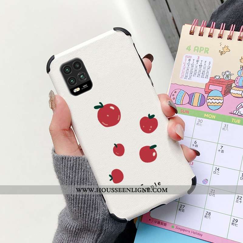 Housse Xiaomi Mi 10 Lite Dessin Animé Charmant Incassable Citron Personnalité Silicone Net Rouge