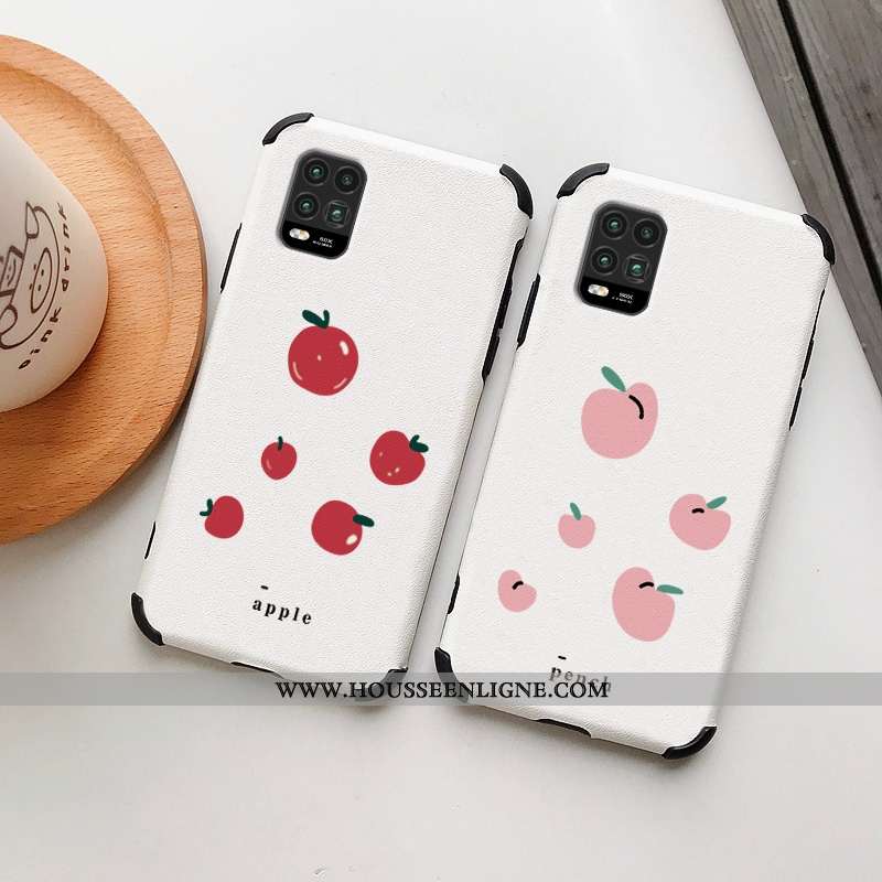 Housse Xiaomi Mi 10 Lite Dessin Animé Charmant Incassable Citron Personnalité Silicone Net Rouge