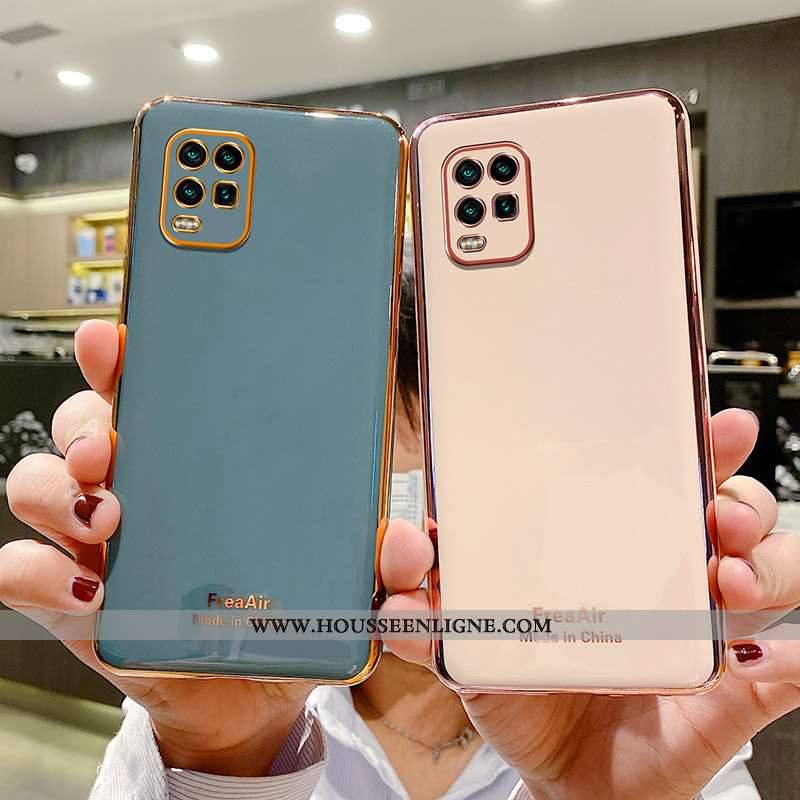 Housse Xiaomi Mi 10 Lite Protection Créatif Net Rouge Tout Compris Coque Jeunesse Légère Rose