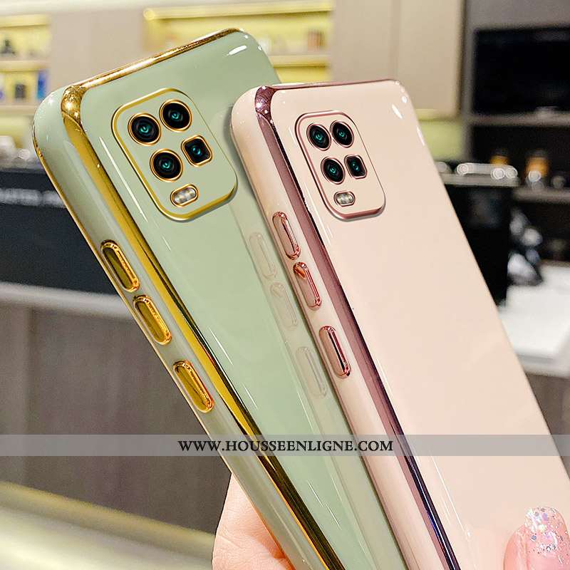 Housse Xiaomi Mi 10 Lite Protection Créatif Net Rouge Tout Compris Coque Jeunesse Légère Rose