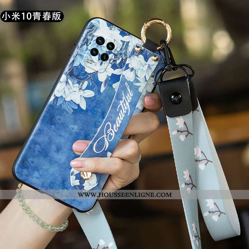 Housse Xiaomi Mi 10 Lite Protection Délavé En Daim Tout Compris Fluide Doux Petit Légère Rose