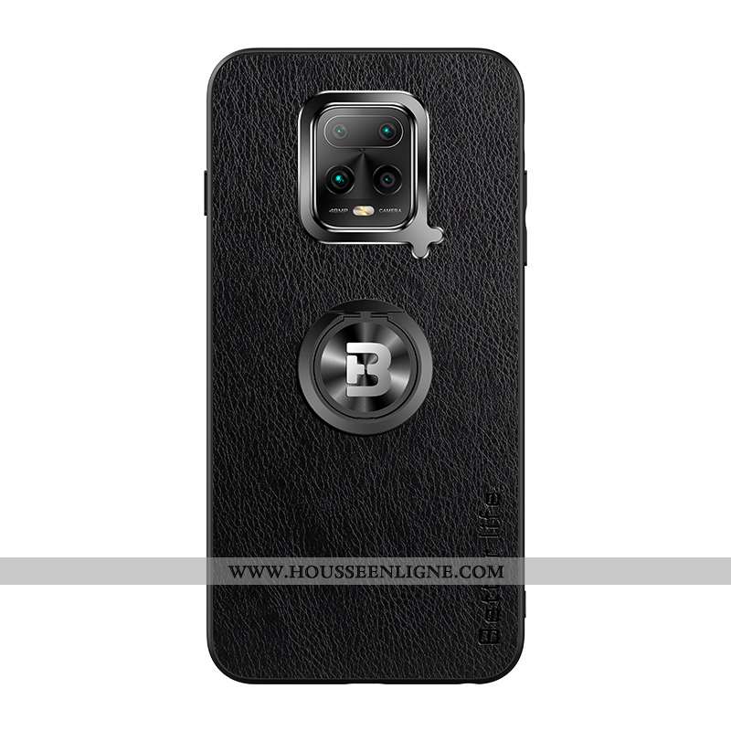 Housse Xiaomi Mi 10 Lite Silicone Protection Incassable Étui Coque Fluide Doux Petit Noir