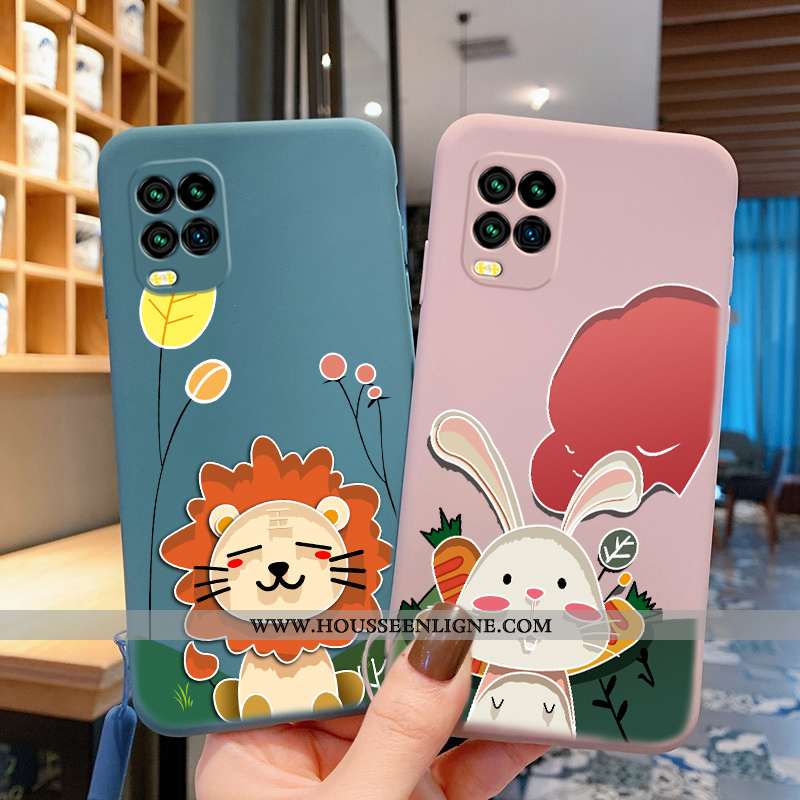 Housse Xiaomi Mi 10 Lite Ultra Tendance Créatif Tout Compris Petit Personnalité Silicone Bleu