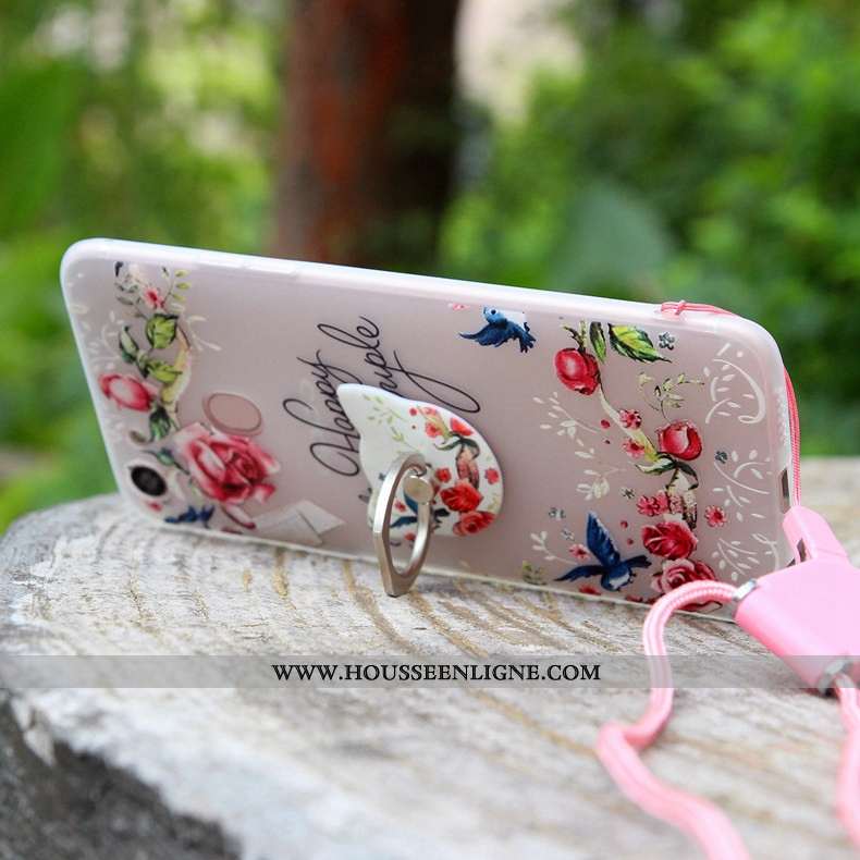 Housse Xiaomi Mi 10 Lite Ultra Tendance Légère Silicone Protection Rose Créatif