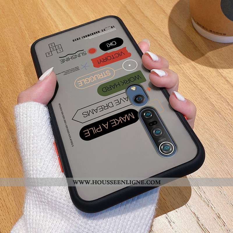 Housse Xiaomi Mi 10 Pro Créatif Charmant Transparent Étui Petit Coque Téléphone Portable Verte