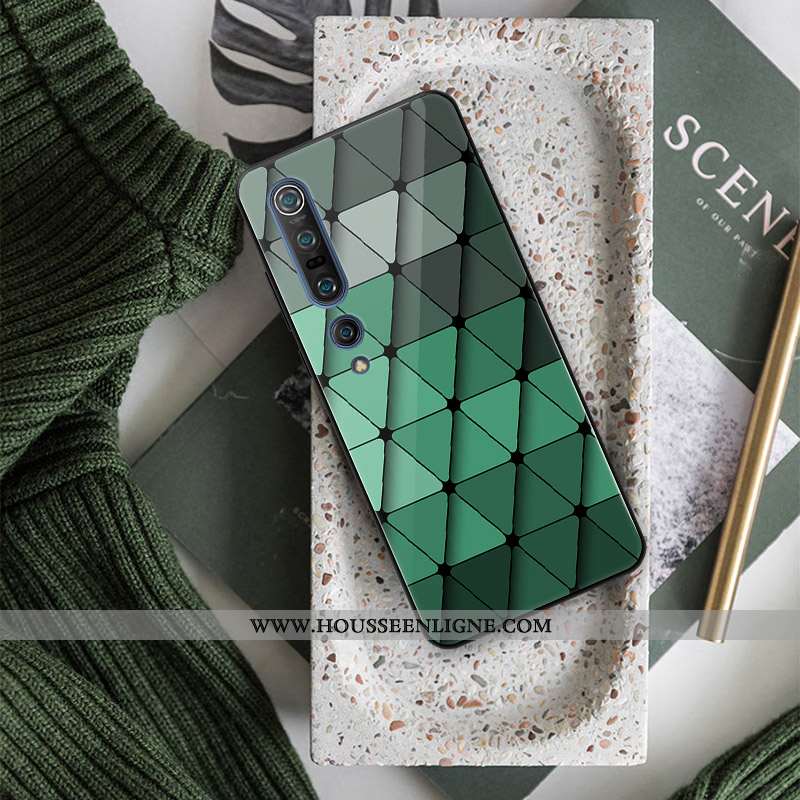 Housse Xiaomi Mi 10 Pro Créatif Silicone Tout Compris Personnalité Étui Verre Téléphone Portable Ver