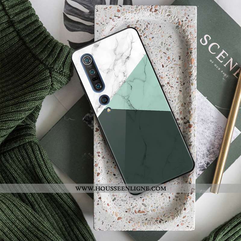 Housse Xiaomi Mi 10 Pro Créatif Silicone Tout Compris Personnalité Étui Verre Téléphone Portable Ver