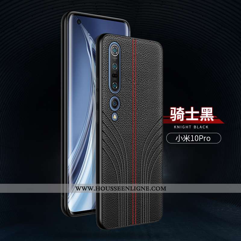 Housse Xiaomi Mi 10 Pro Créatif Ultra Téléphone Portable Tendance Incassable Délavé En Daim Protecti
