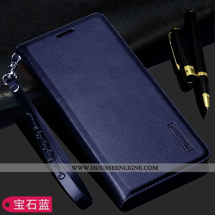 Housse Xiaomi Mi 10 Pro Cuir Véritable Cuir Rouge Protection Téléphone Portable Tout Compris Ornemen
