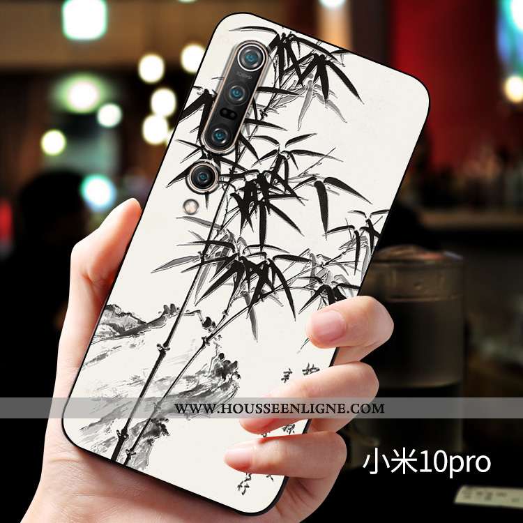 Housse Xiaomi Mi 10 Pro Silicone Protection Personnalité Personnalisé Incassable Fluide Doux Télépho