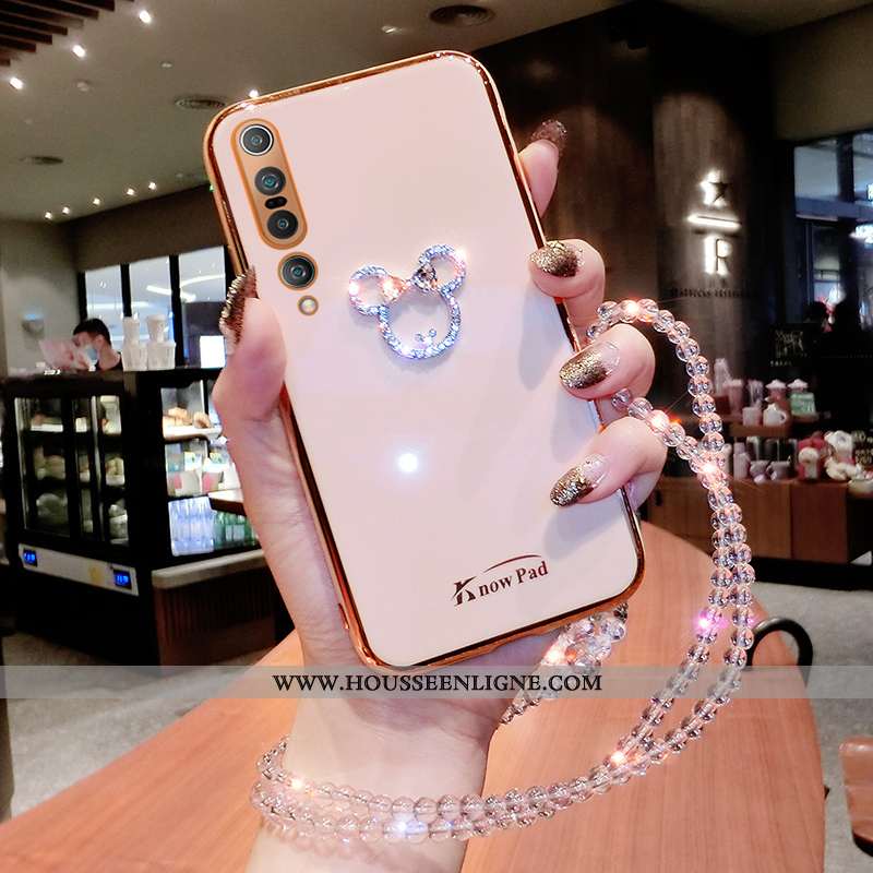 Housse Xiaomi Mi 10 Pro Tendance Légère Créatif Personnalité Étui Ornements Suspendus Téléphone Port