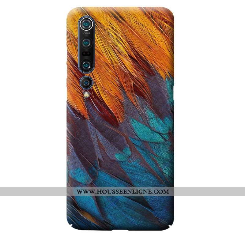 Housse Xiaomi Mi 10 Protection Personnalité Petit Difficile Téléphone Portable Bleu Coque