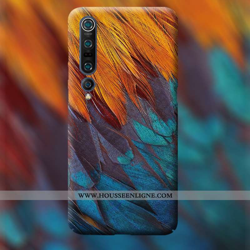 Housse Xiaomi Mi 10 Protection Personnalité Petit Difficile Téléphone Portable Bleu Coque