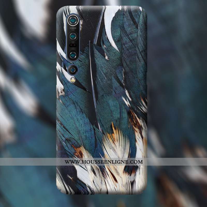 Housse Xiaomi Mi 10 Protection Personnalité Petit Difficile Téléphone Portable Bleu Coque