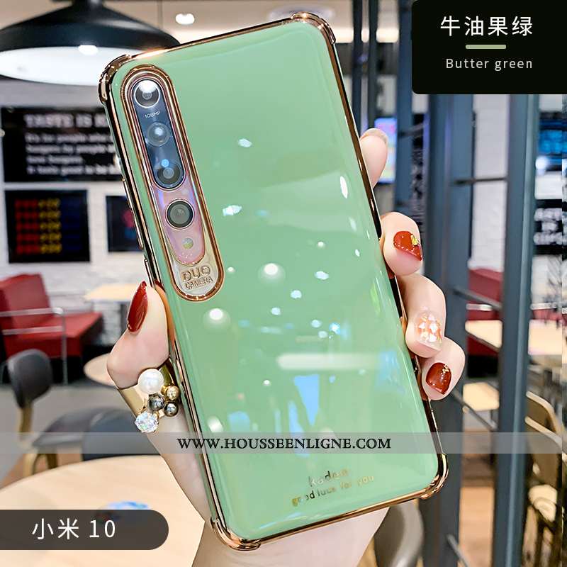 Housse Xiaomi Mi 10 Ultra Tendance Tout Compris Simple Protection Incassable Petit Verte