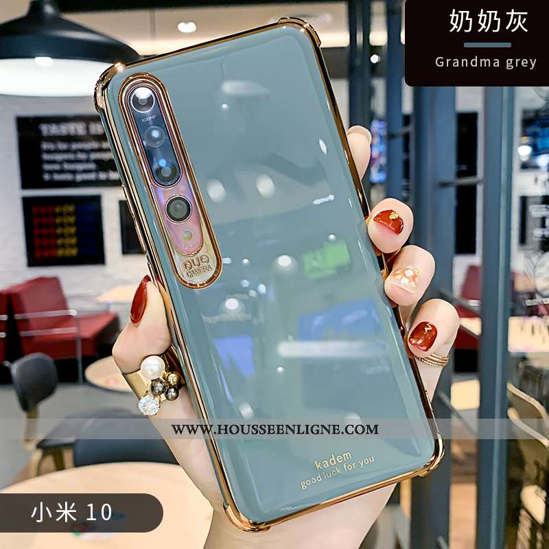 Housse Xiaomi Mi 10 Ultra Tendance Tout Compris Simple Protection Incassable Petit Verte