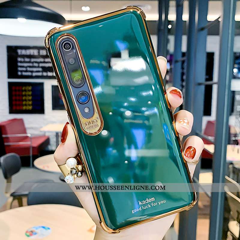 Housse Xiaomi Mi 10 Ultra Tendance Tout Compris Simple Protection Incassable Petit Verte