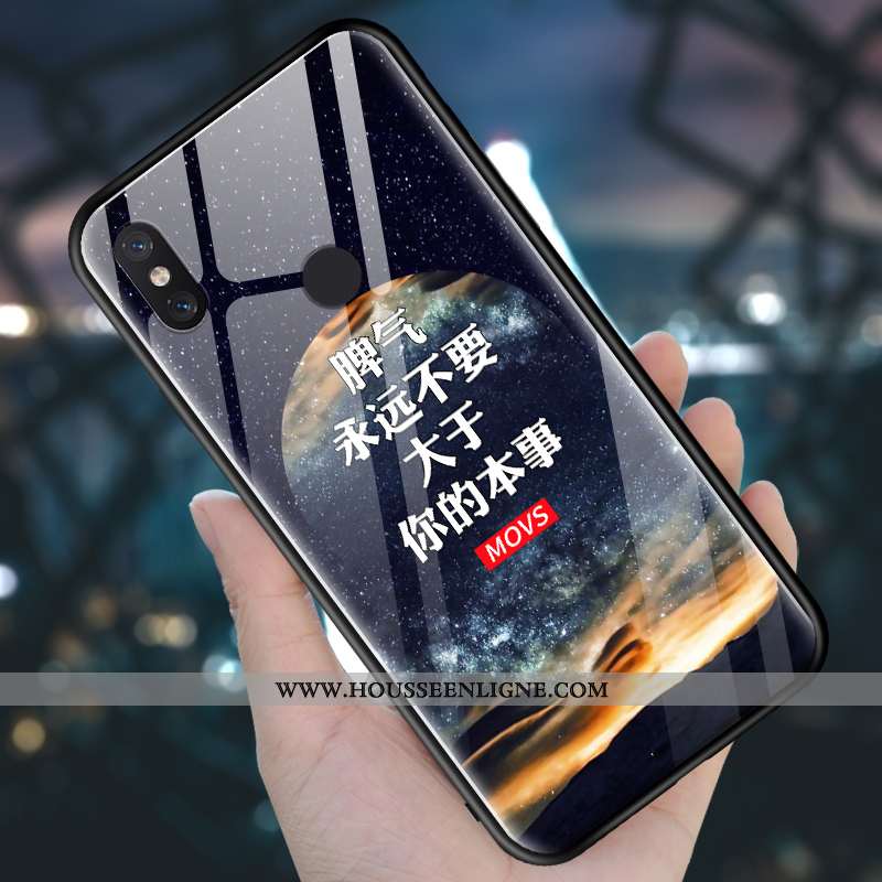 Housse Xiaomi Mi 8 Fluide Doux Silicone Incassable Petit Coque Tempérer Créatif Violet