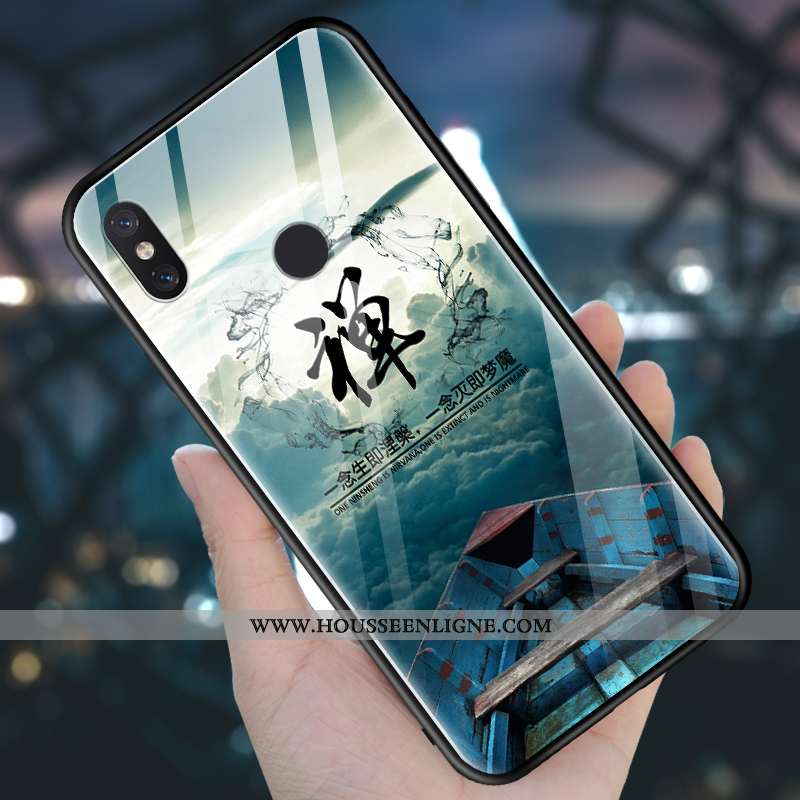 Housse Xiaomi Mi 8 Fluide Doux Silicone Incassable Petit Coque Tempérer Créatif Violet