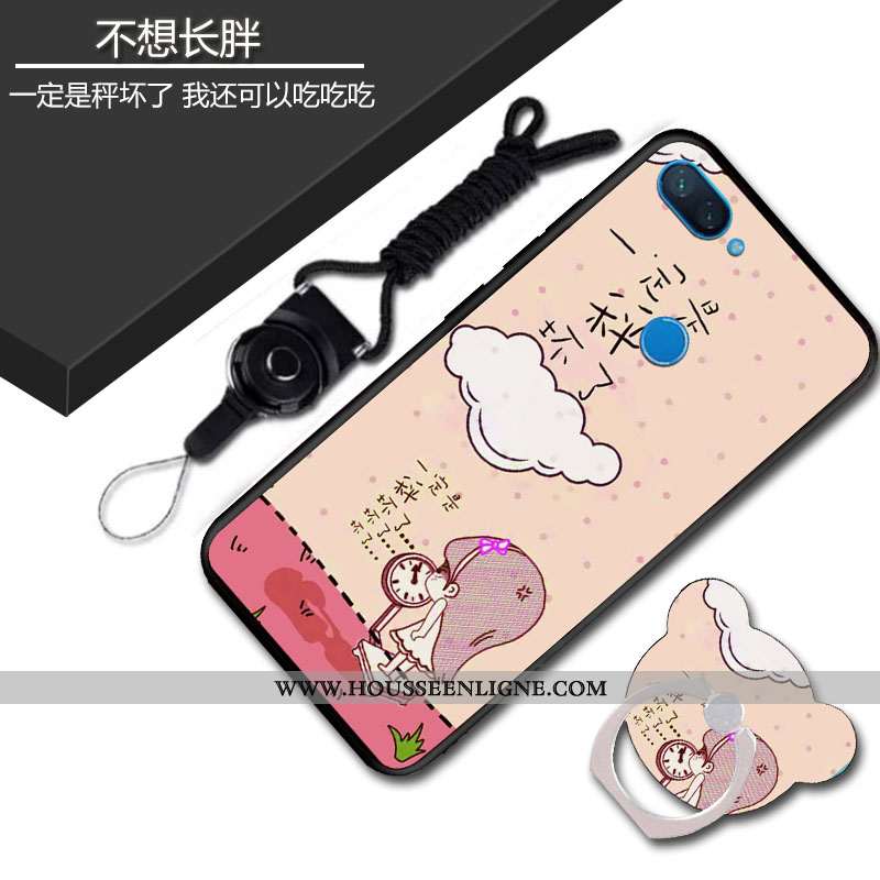 Housse Xiaomi Mi 8 Lite Créatif Tendance Incassable Petit Vent Étui Délavé En Daim Bleu