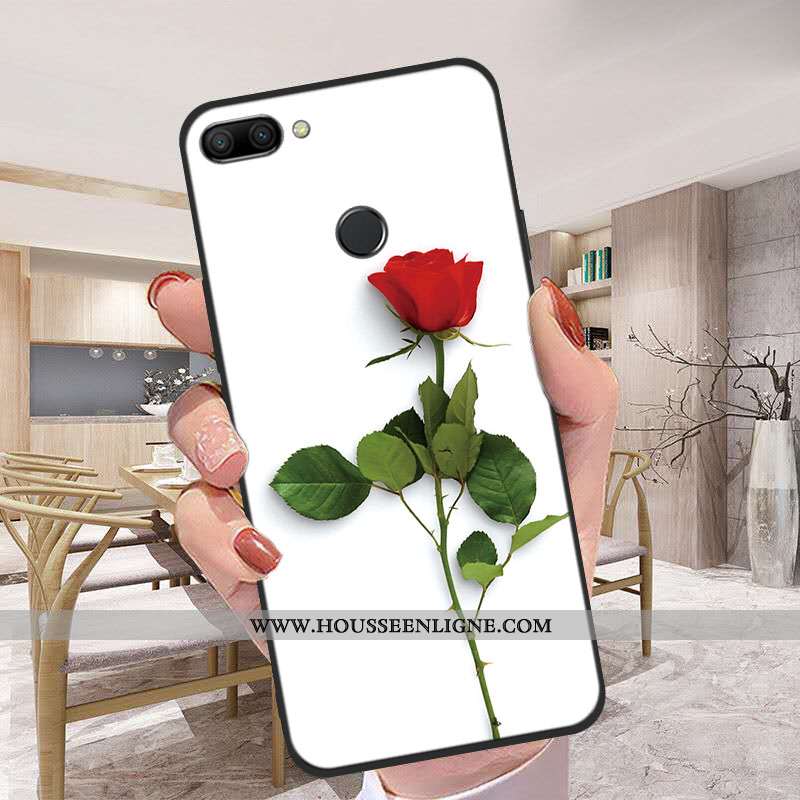 Housse Xiaomi Mi 8 Lite Délavé En Daim Ornements Suspendus Créatif Protection Coque Mode Tout Compri