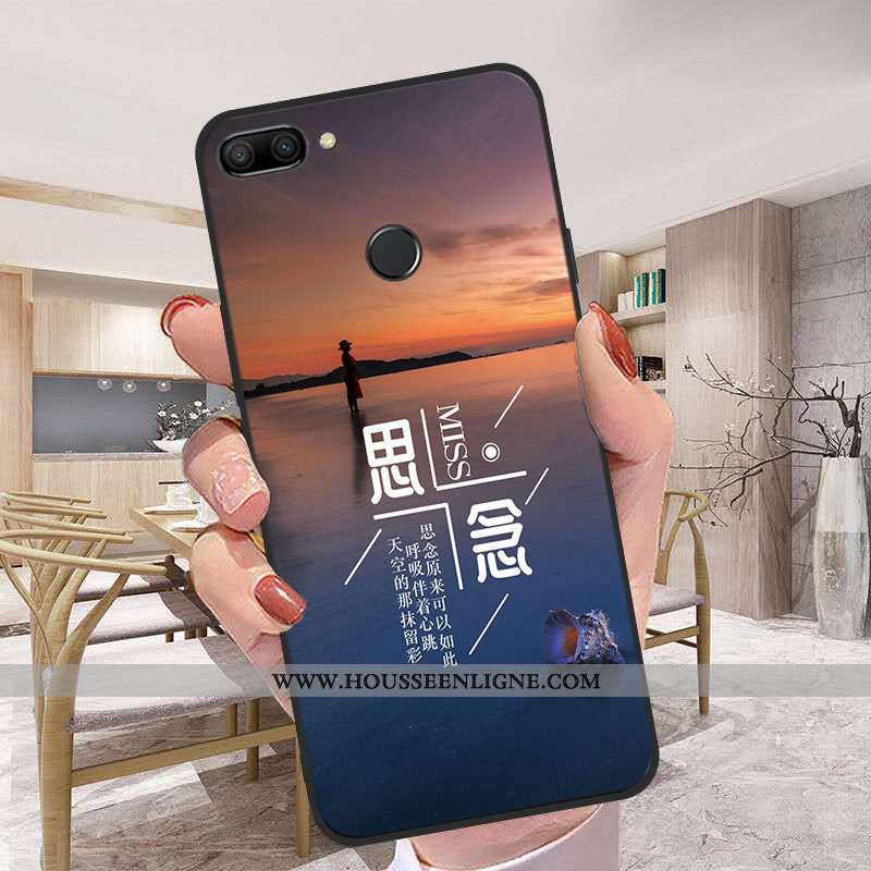 Housse Xiaomi Mi 8 Lite Délavé En Daim Ornements Suspendus Créatif Protection Coque Mode Tout Compri