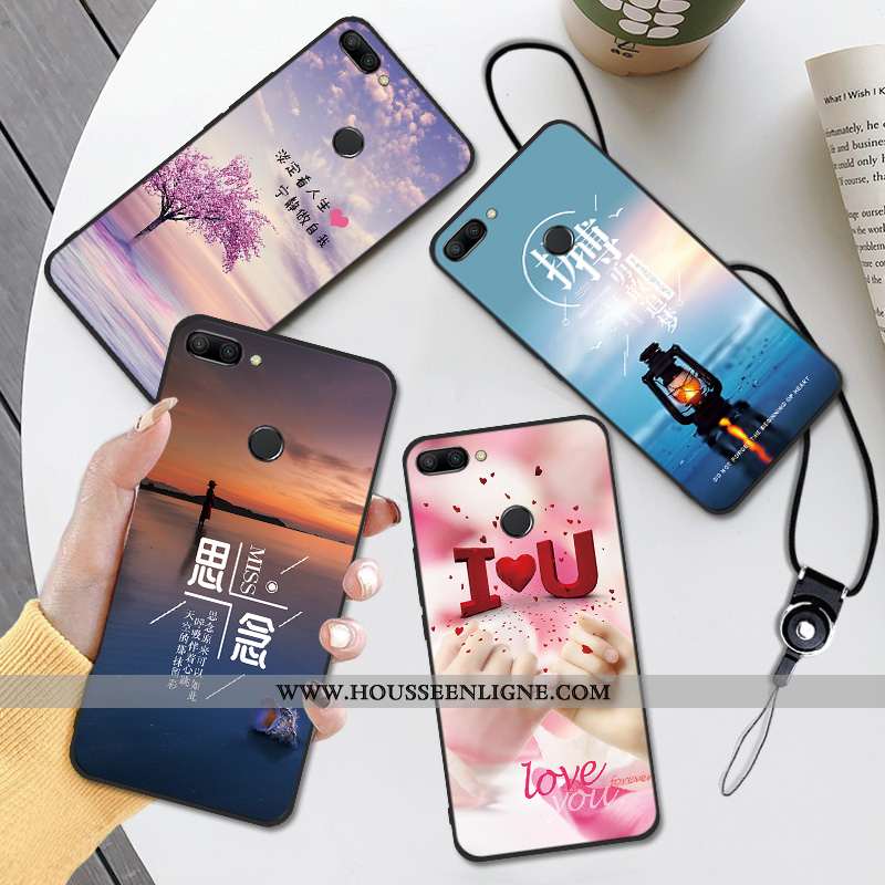 Housse Xiaomi Mi 8 Lite Délavé En Daim Ornements Suspendus Créatif Protection Coque Mode Tout Compri