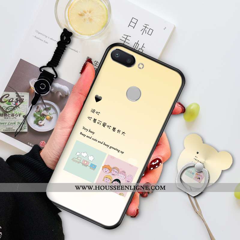 Housse Xiaomi Mi 8 Lite Personnalité Créatif Charmant Dessin Animé Incassable Silicone Coque Verte