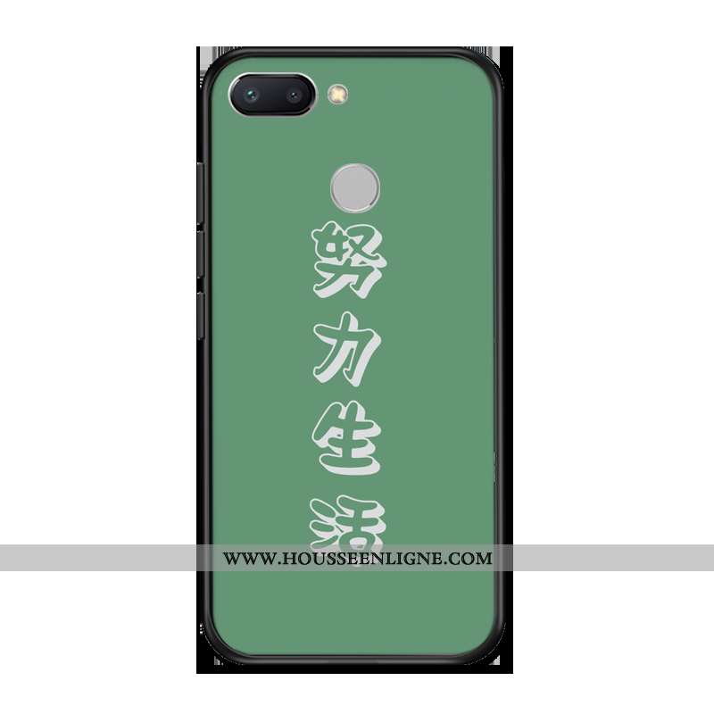 Housse Xiaomi Mi 8 Lite Personnalité Créatif Charmant Dessin Animé Incassable Silicone Coque Verte