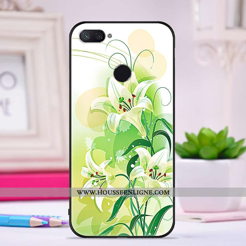 Housse Xiaomi Mi 8 Lite Personnalité Créatif Jeunesse Ultra Silicone Téléphone Portable Tendance Vio