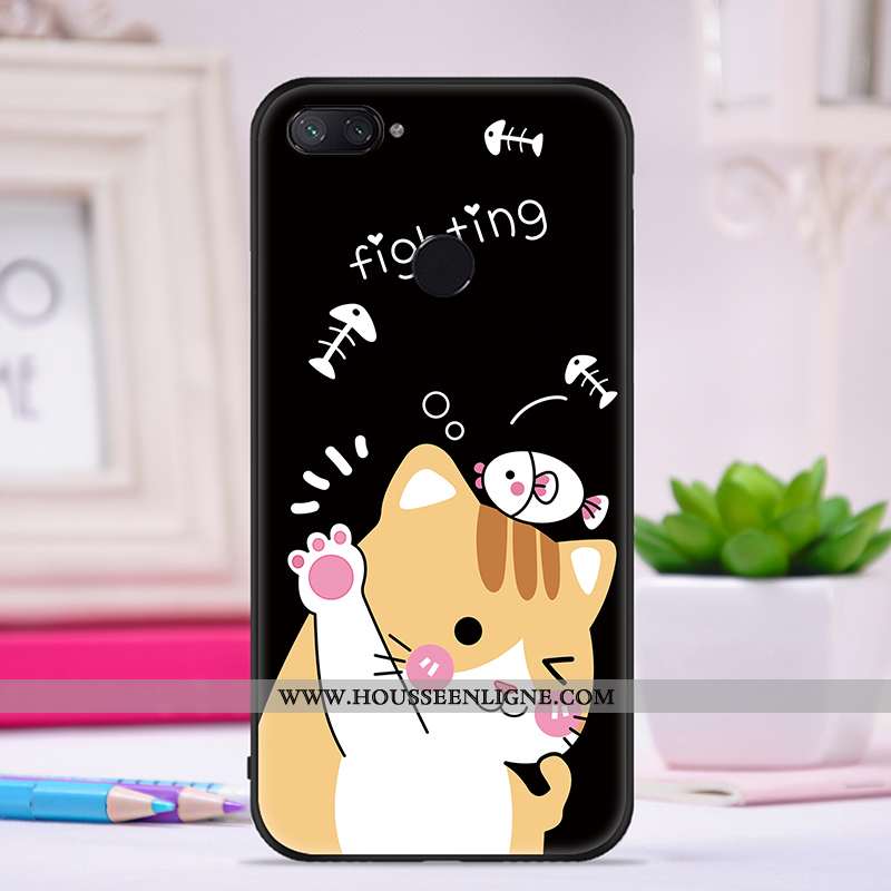 Housse Xiaomi Mi 8 Lite Personnalité Créatif Jeunesse Ultra Silicone Téléphone Portable Tendance Vio