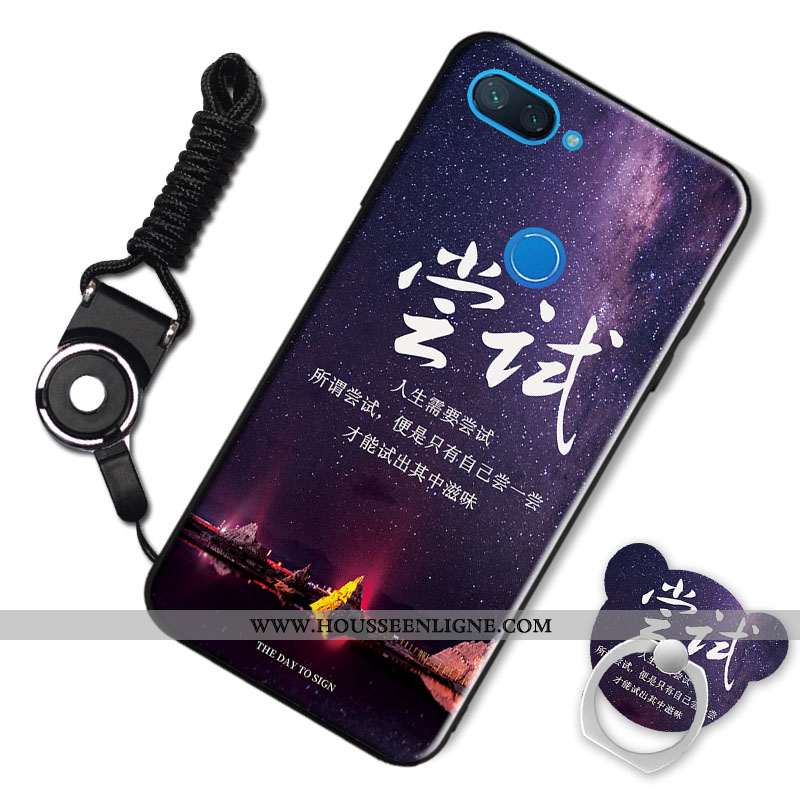 Housse Xiaomi Mi 8 Lite Personnalité Tendance Fluide Doux Tout Compris Rose Jeunesse Coque