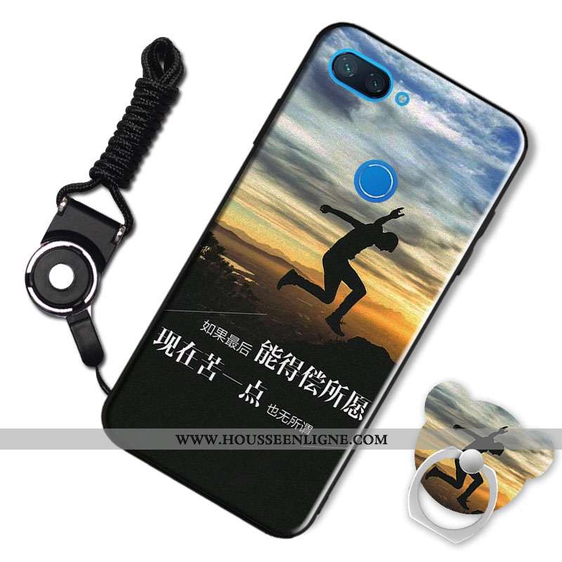 Housse Xiaomi Mi 8 Lite Personnalité Tendance Fluide Doux Tout Compris Rose Jeunesse Coque