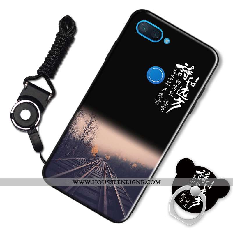 Housse Xiaomi Mi 8 Lite Personnalité Tendance Fluide Doux Tout Compris Rose Jeunesse Coque