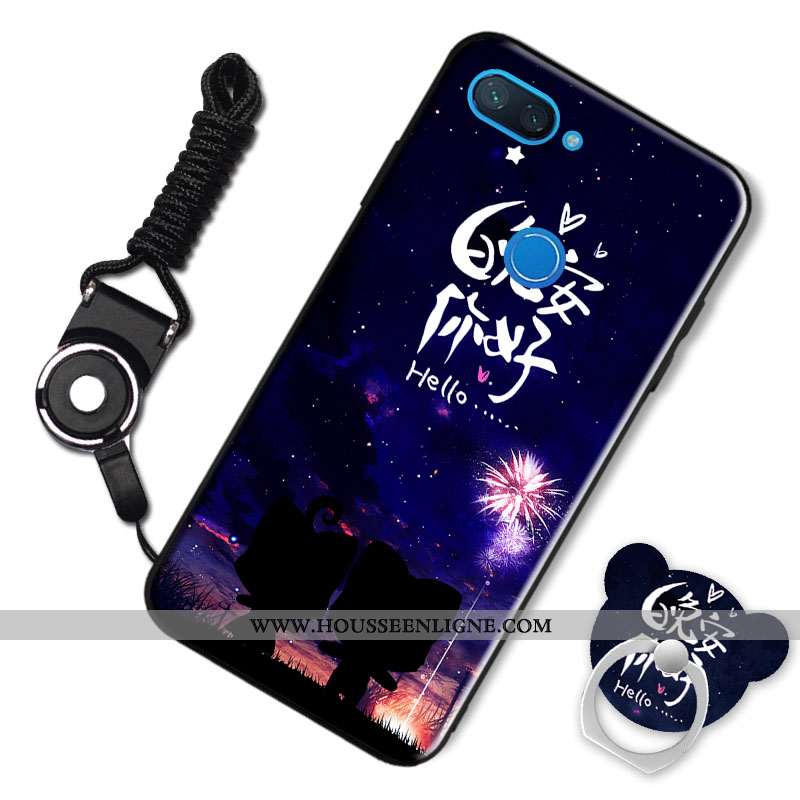 Housse Xiaomi Mi 8 Lite Personnalité Tendance Fluide Doux Tout Compris Rose Jeunesse Coque