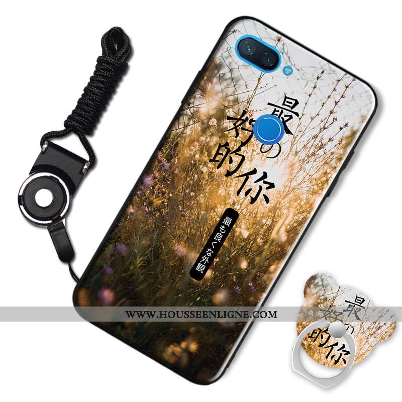 Housse Xiaomi Mi 8 Lite Personnalité Tendance Fluide Doux Tout Compris Rose Jeunesse Coque