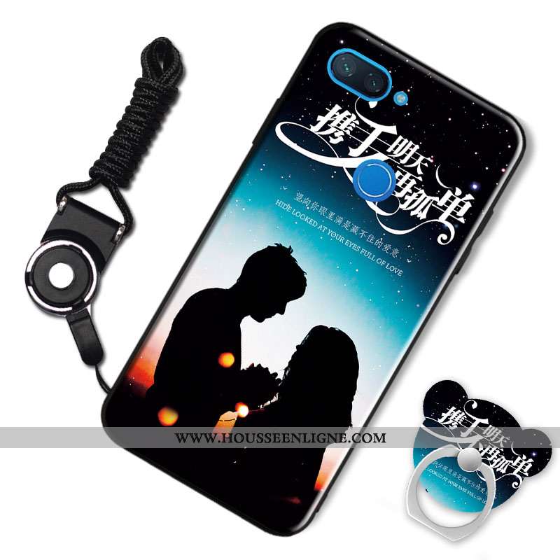 Housse Xiaomi Mi 8 Lite Personnalité Tendance Fluide Doux Tout Compris Rose Jeunesse Coque