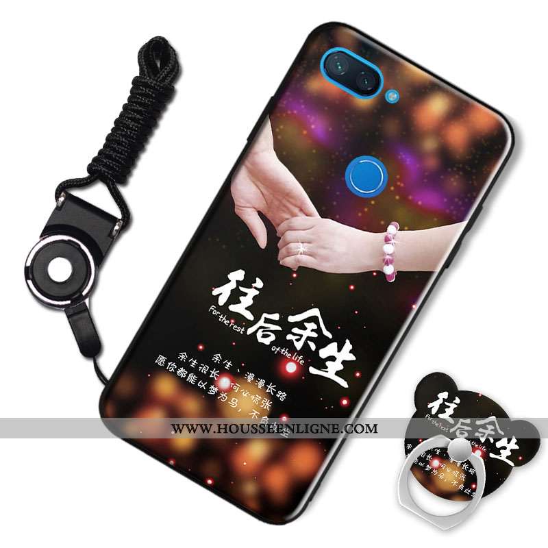 Housse Xiaomi Mi 8 Lite Personnalité Tendance Fluide Doux Tout Compris Rose Jeunesse Coque