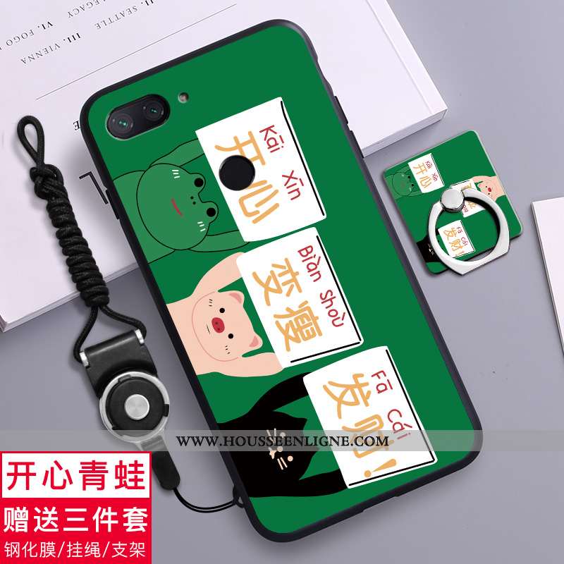 Housse Xiaomi Mi 8 Lite Silicone Transparent Téléphone Portable Incassable Amoureux Étui Fluide Doux