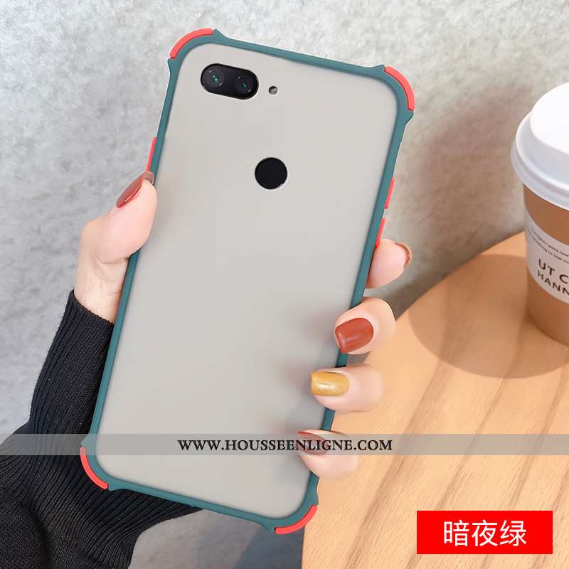 Housse Xiaomi Mi 8 Lite Tendance Délavé En Daim Amoureux Jeunesse Dimensionnel Net Rouge Créatif Ver
