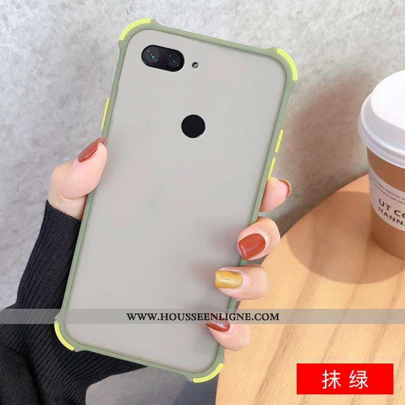 Housse Xiaomi Mi 8 Lite Tendance Délavé En Daim Amoureux Jeunesse Dimensionnel Net Rouge Créatif Ver