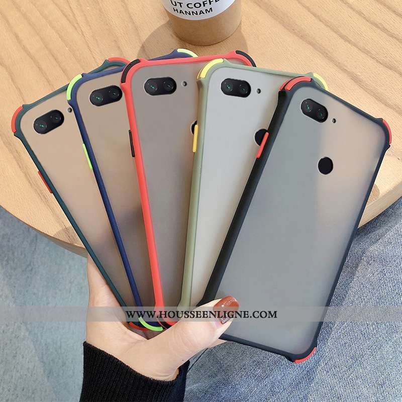 Housse Xiaomi Mi 8 Lite Tendance Délavé En Daim Amoureux Jeunesse Dimensionnel Net Rouge Créatif Ver