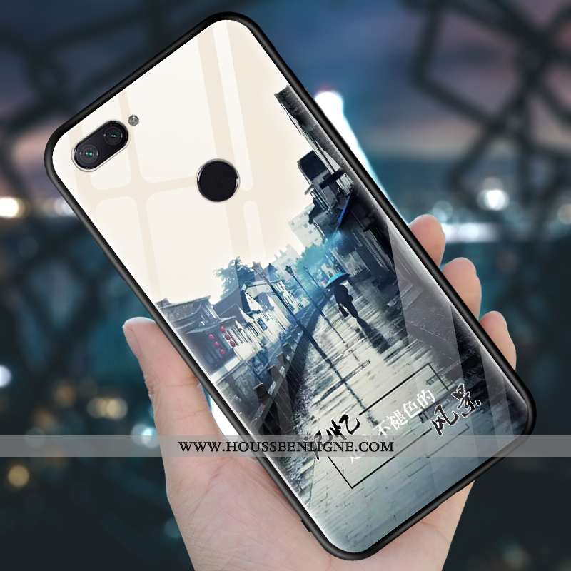 Housse Xiaomi Mi 8 Lite Tendance Fluide Doux Jeunesse Couvercle Arrière Tout Compris Étui Petit Viol