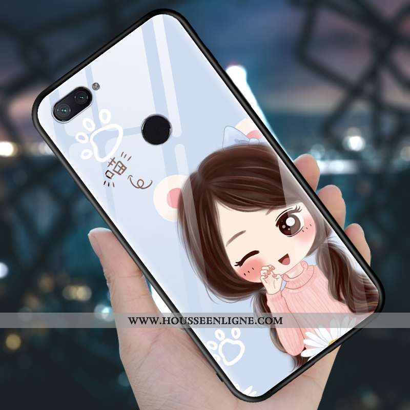 Housse Xiaomi Mi 8 Lite Tendance Fluide Doux Jeunesse Couvercle Arrière Tout Compris Étui Petit Viol