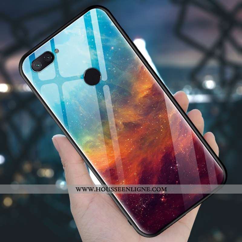 Housse Xiaomi Mi 8 Lite Tendance Fluide Doux Jeunesse Couvercle Arrière Tout Compris Étui Petit Viol
