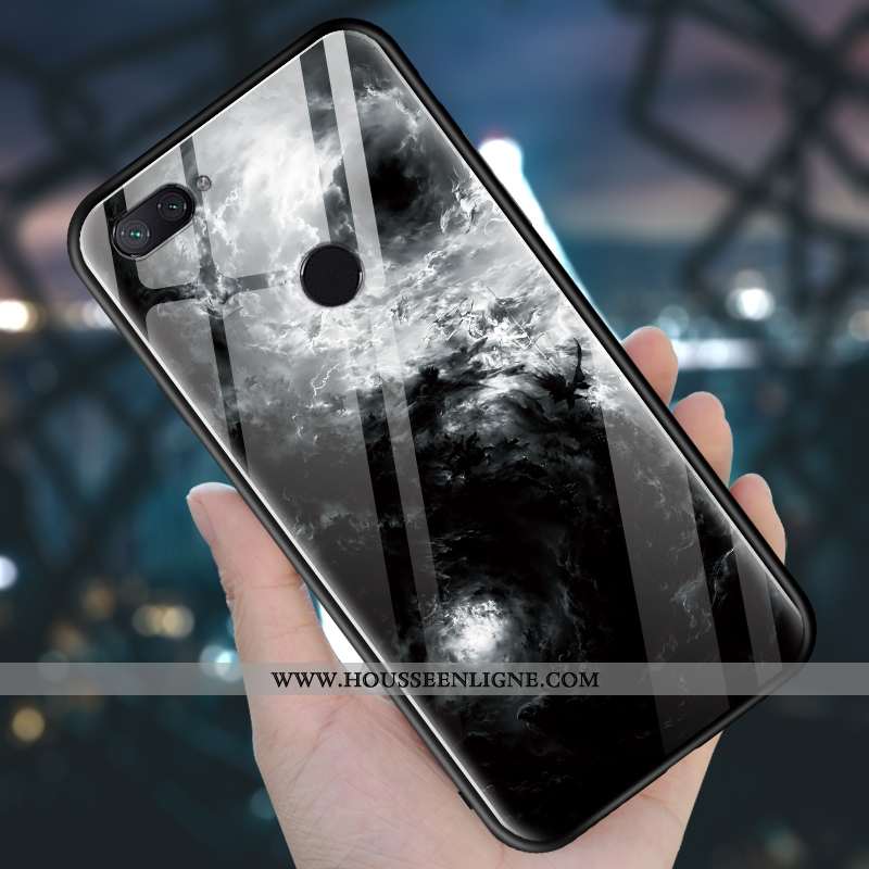 Housse Xiaomi Mi 8 Lite Tendance Fluide Doux Jeunesse Couvercle Arrière Tout Compris Étui Petit Viol