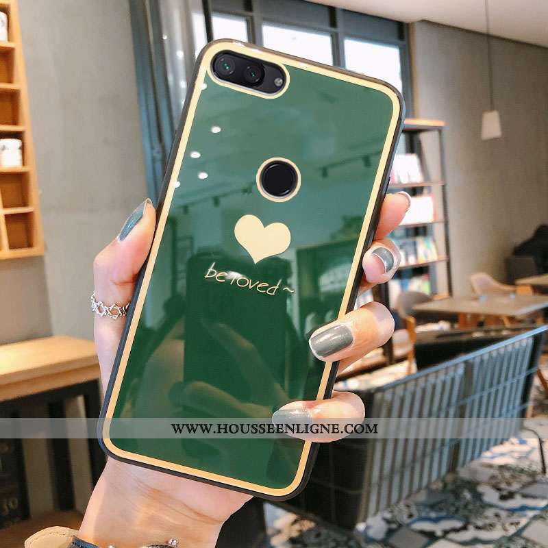 Housse Xiaomi Mi 8 Lite Verre Tendance Gris Incassable Luxe Vent Jeunesse