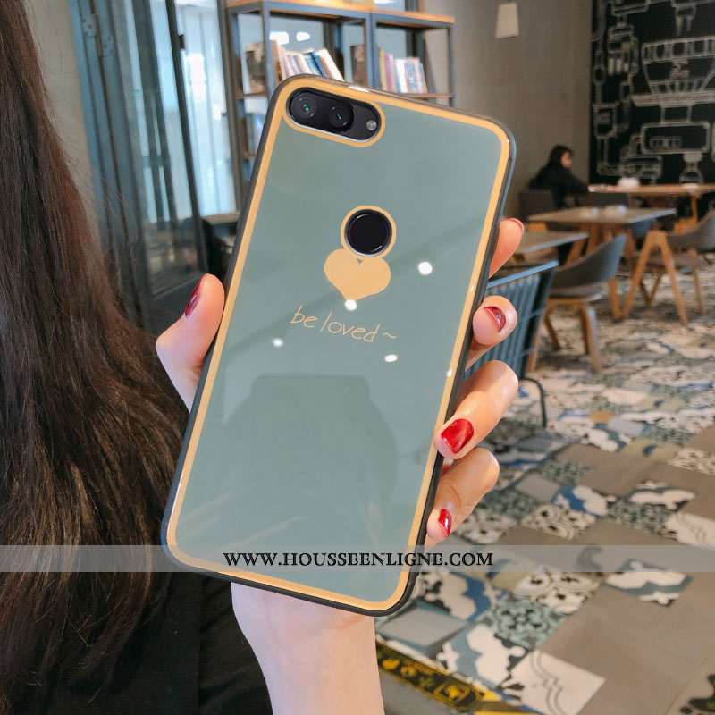Housse Xiaomi Mi 8 Lite Verre Tendance Gris Incassable Luxe Vent Jeunesse