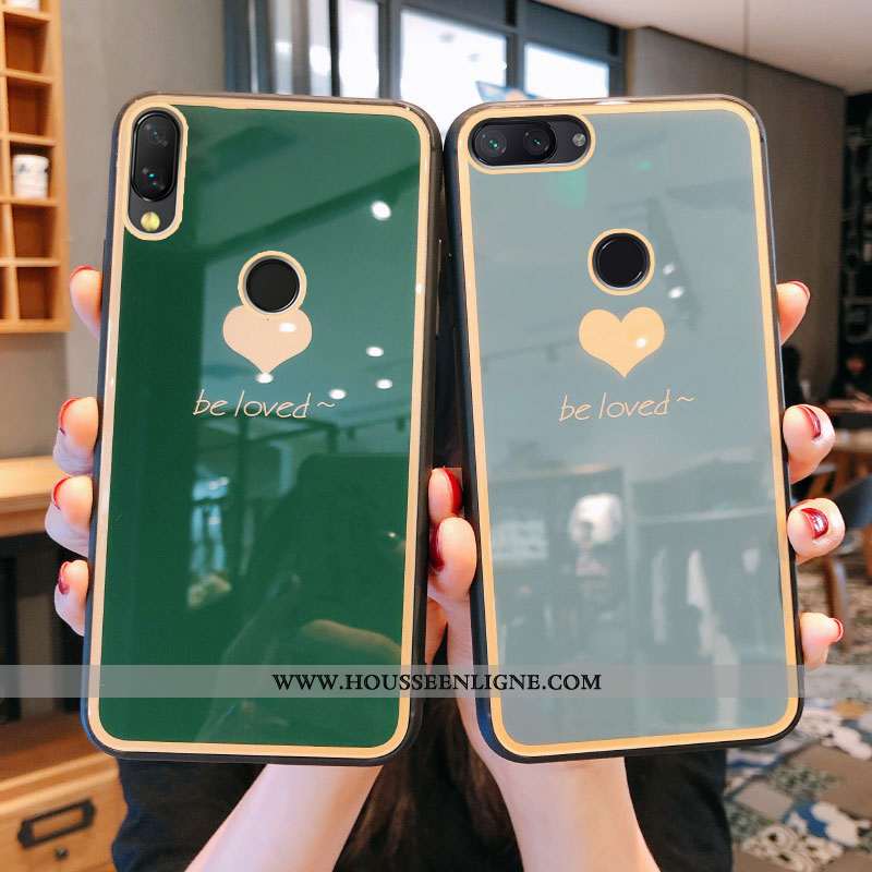 Housse Xiaomi Mi 8 Lite Verre Tendance Gris Incassable Luxe Vent Jeunesse